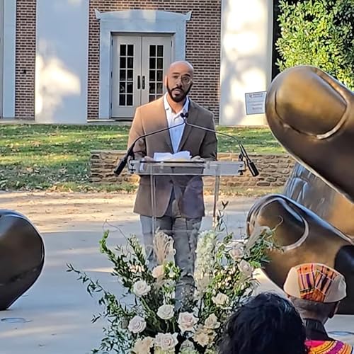 Clint Smith reading at the dedication of "With These Hands" at Davidson College