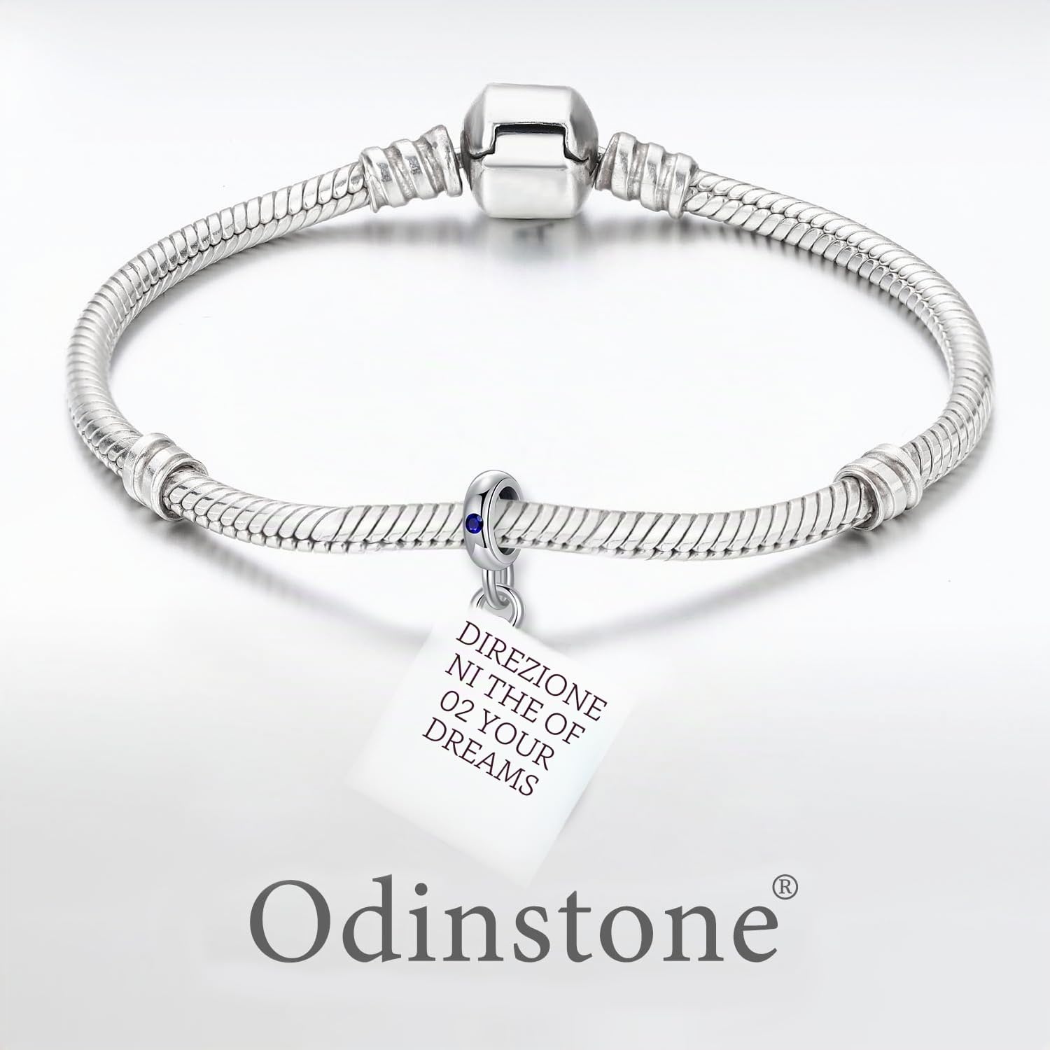 Odinstone Charm Argento 925 Bead compatibili Bracciale Gioielli Regalo