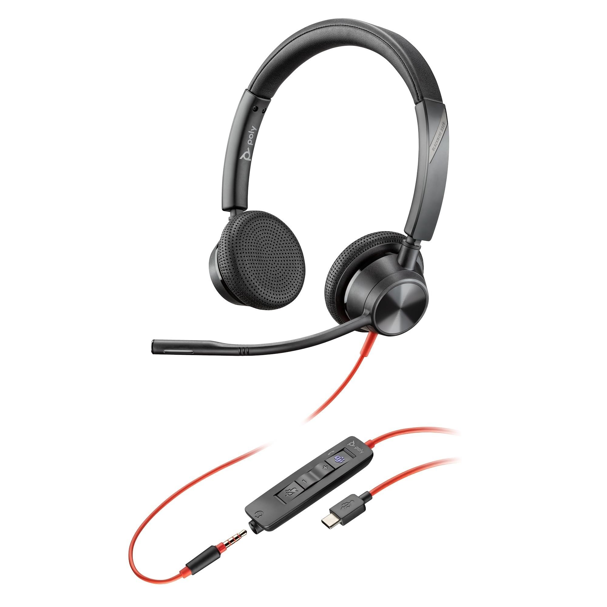 Poly Headset Blackwire C3325 Teams USB-A/C etail