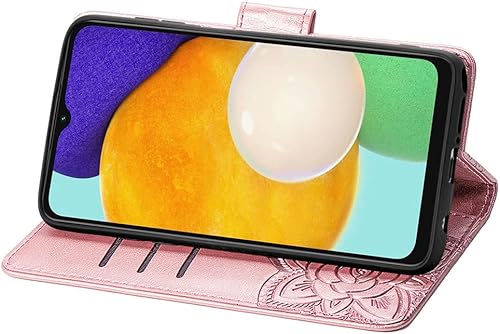 Miniatura 3 de COTDINFOR Funda compatible con Samsung Galaxy A13 con purpurina brillante con tarjetero y soporte de cuero con tapa de mariposa de diamante a prueba