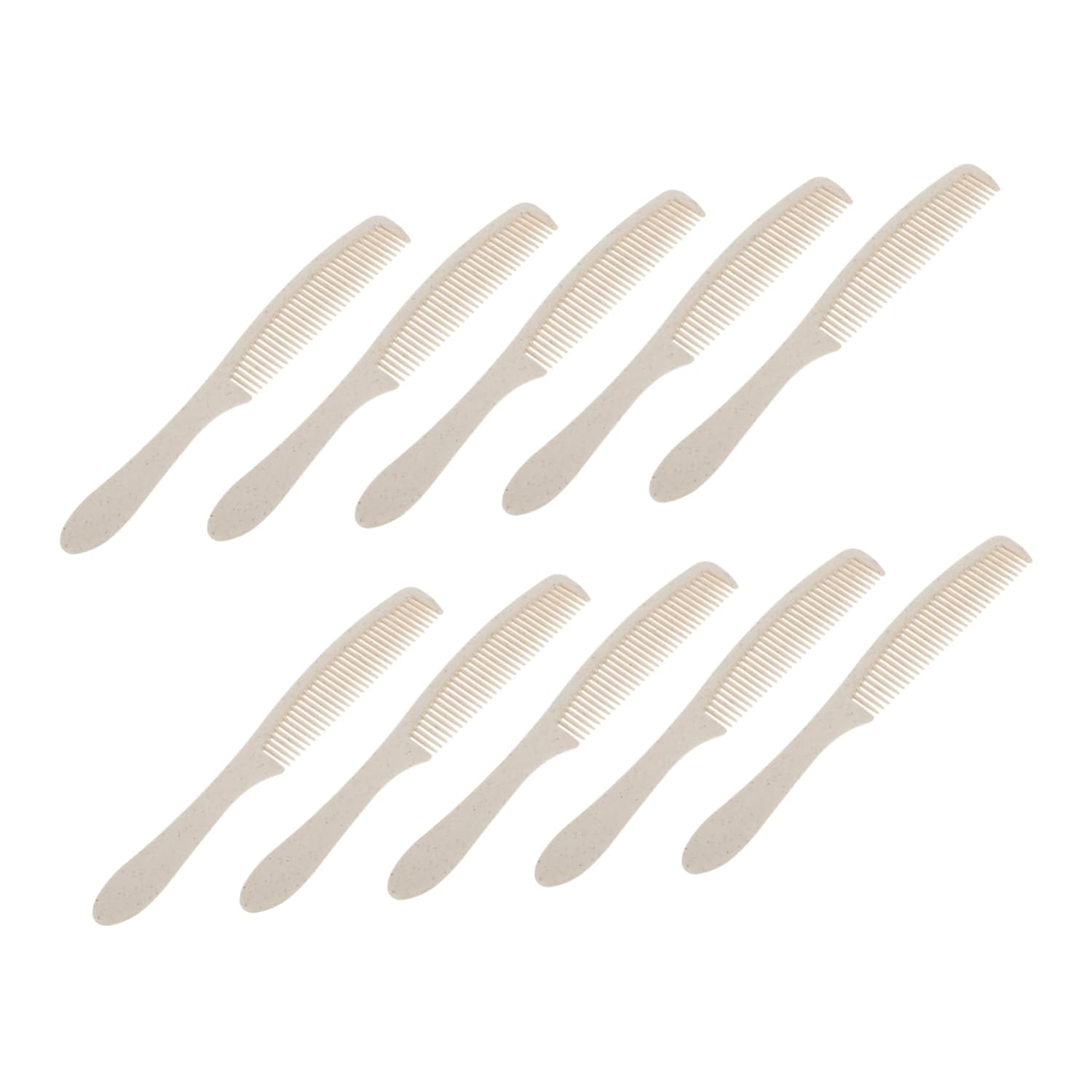 Angoily 50 Sets Disposable Comb Combs Fine Tooth Hair Brush for Women Salon Hair Comb Travel Mini Round Comb