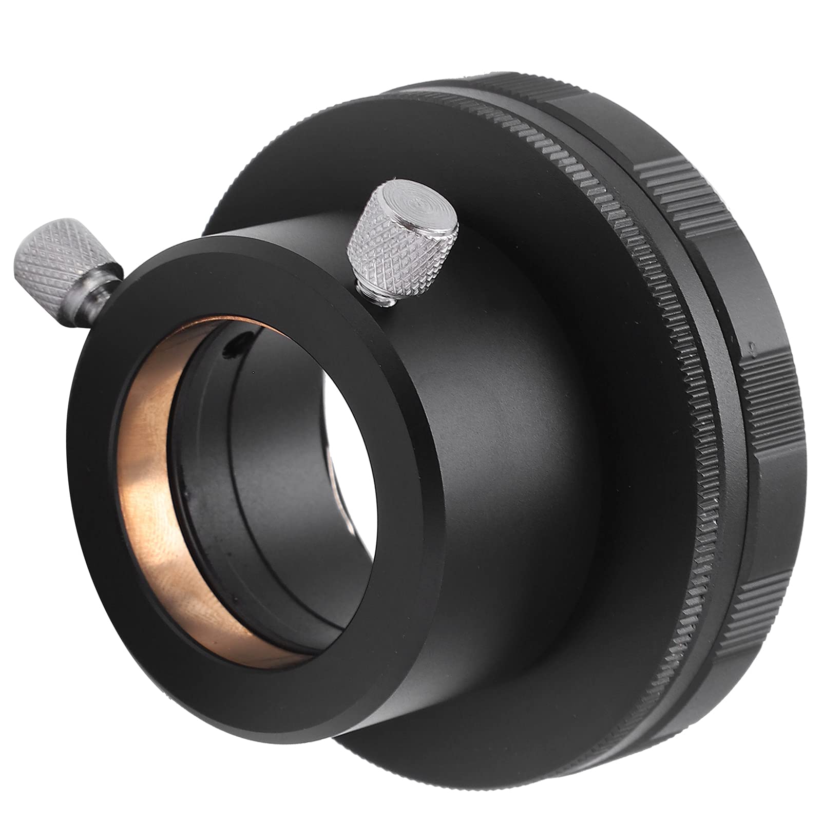 SIXRUN Makro-Objektiv-Adapter für EF EFS Mount Objektiv Aluminiumlegierung 1,25 Zoll Teleskop-Okular SLR-Kamera-Adapter