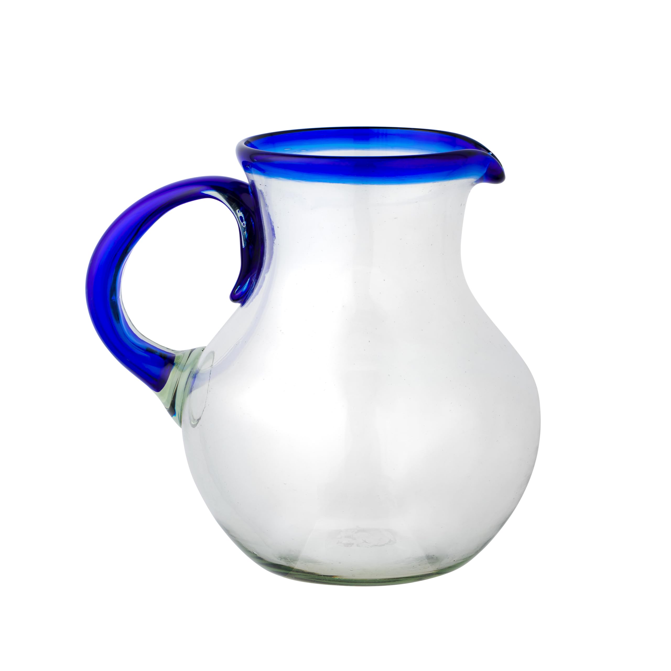 10 Strawberry Street Cobalt Rim Hurricane Glasses - Set of 6 -5