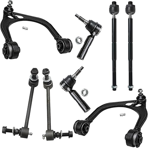 Miniatura 16 de Detroit Axle - Kit de suspensión frontal de 8 piezas para Chevy Aveo Aveo5 Pontiac G3 Wave Wave5 Suzuki Swift+ 2 brazos de control inferiores con