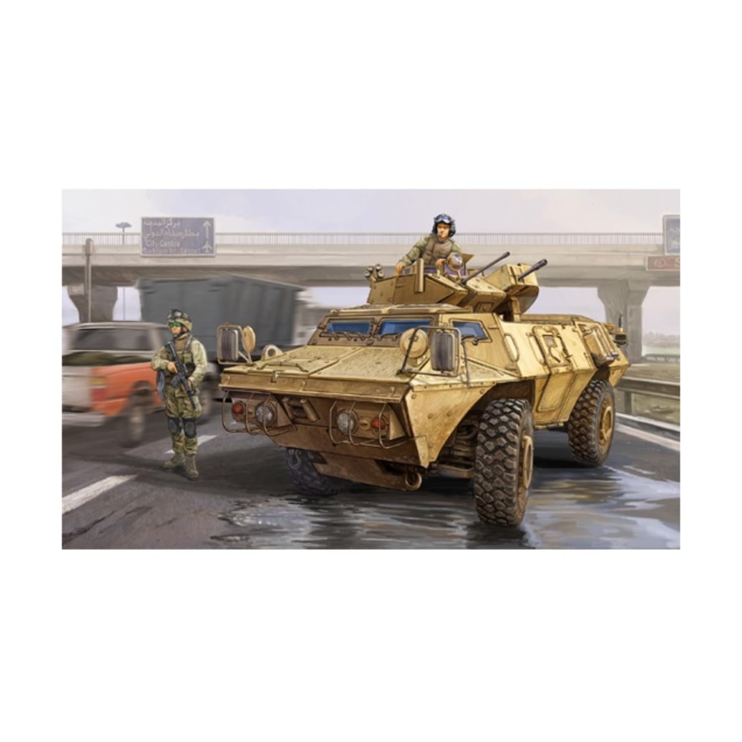 Amazon | トランペッター 1/35 アメリカ陸軍 M1117 ガーディアン兵員
