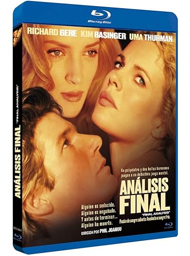 Análisis final 1992 Blu-ray España Importación Idioma inglés Richard Gere Kim Basinger Uma Thurman