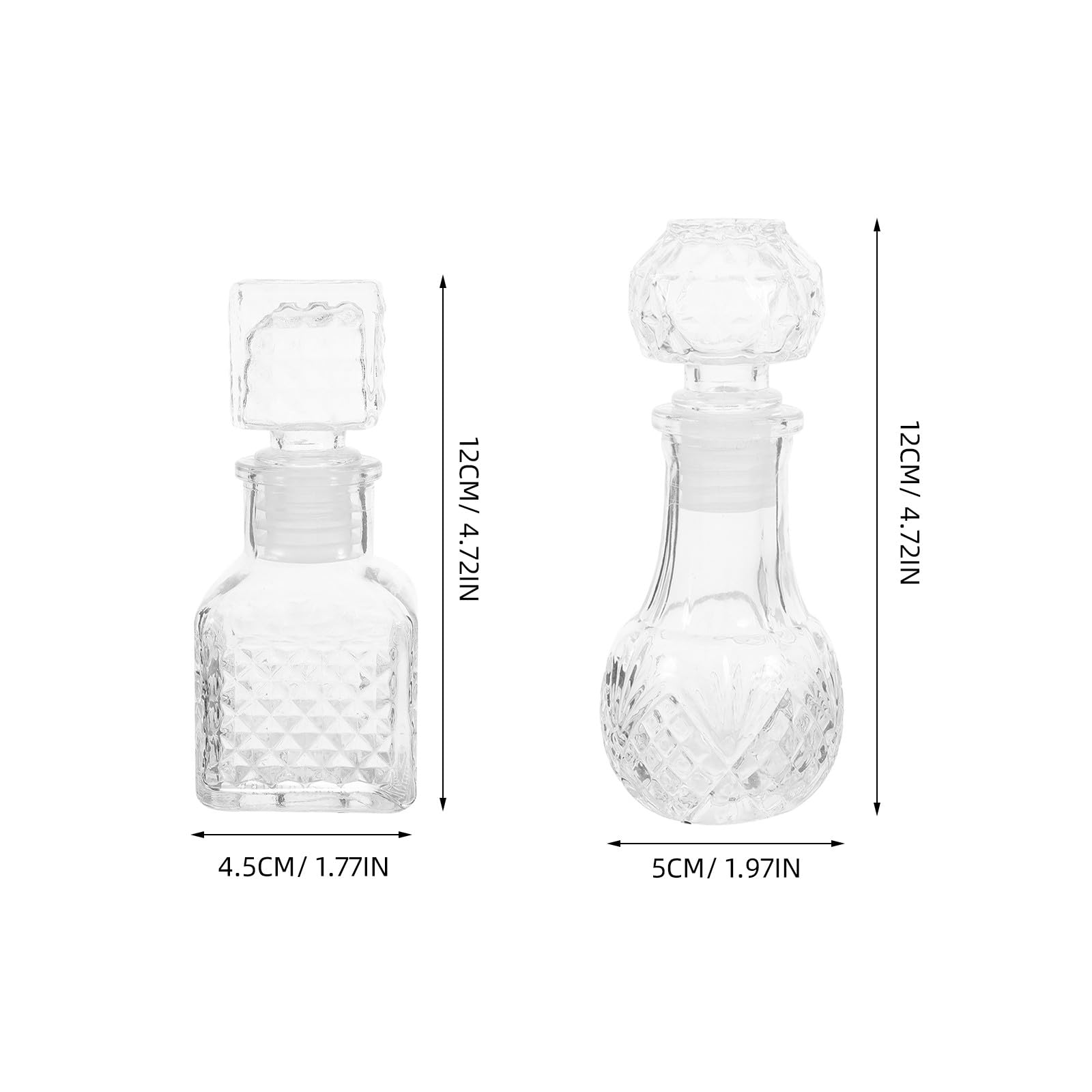 Set De Decantador De Vino Tinto 50 Ml De Cristal Tapa Para Dispensador De Licor, Aireador De Vino De Bebidas Alcohólicas