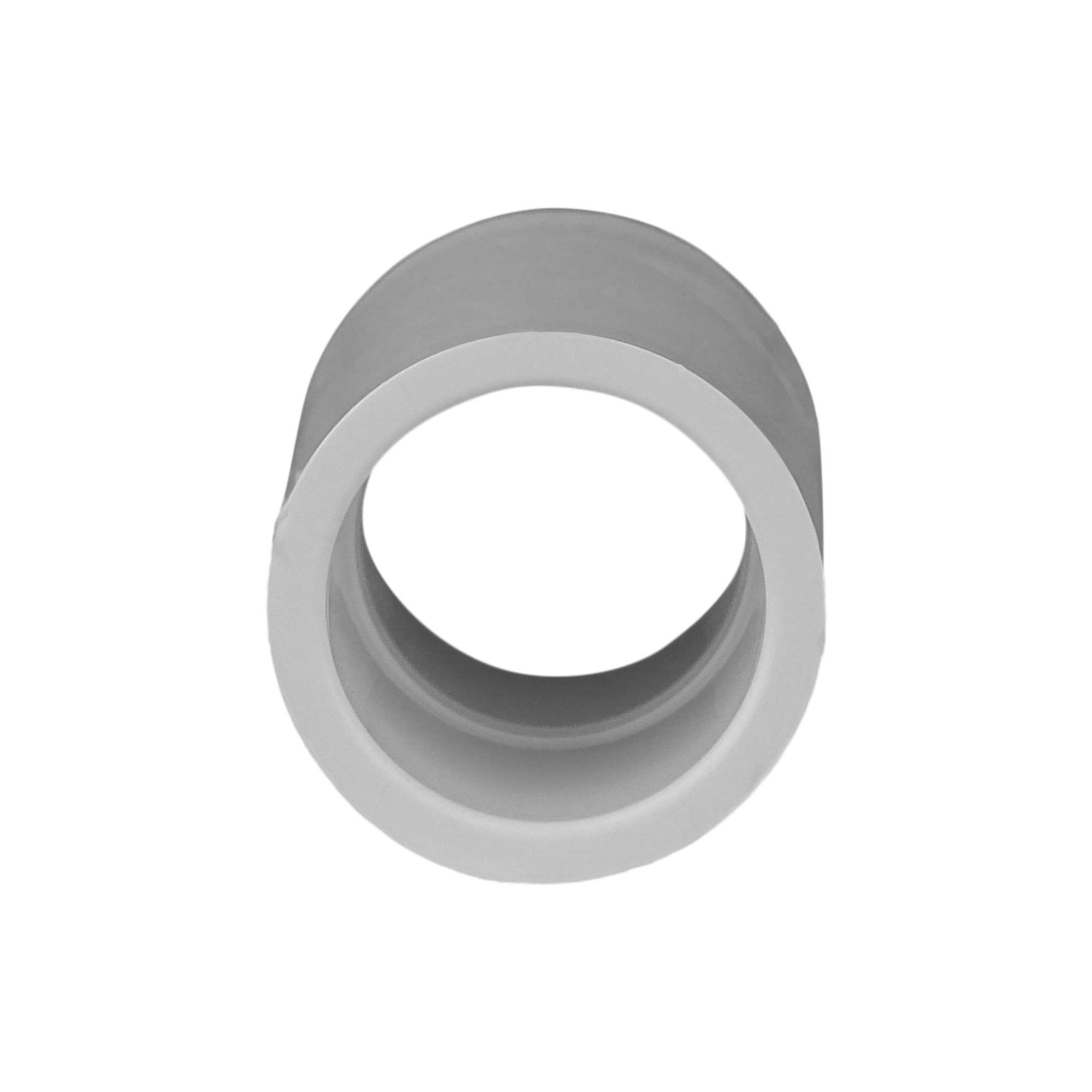 Charlotte Pipe Łącznik rurowy 1/5.1 cm - (gniazdo x gniazdo) harmonogram 40 PCW trwały nacisk łatwy w instalacji, wysoka wytrzymałość na rozciąganie i tłumiący dźwięk do użytku domowego lub
