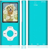 Vista 2 de MP3 Player MP4 Player, Hotechs MP3 Music Player with 32GB Memory SD Card Slim Classic Digital LCD 1.82'' Screen Mini USB Port with FM Radio, Voice