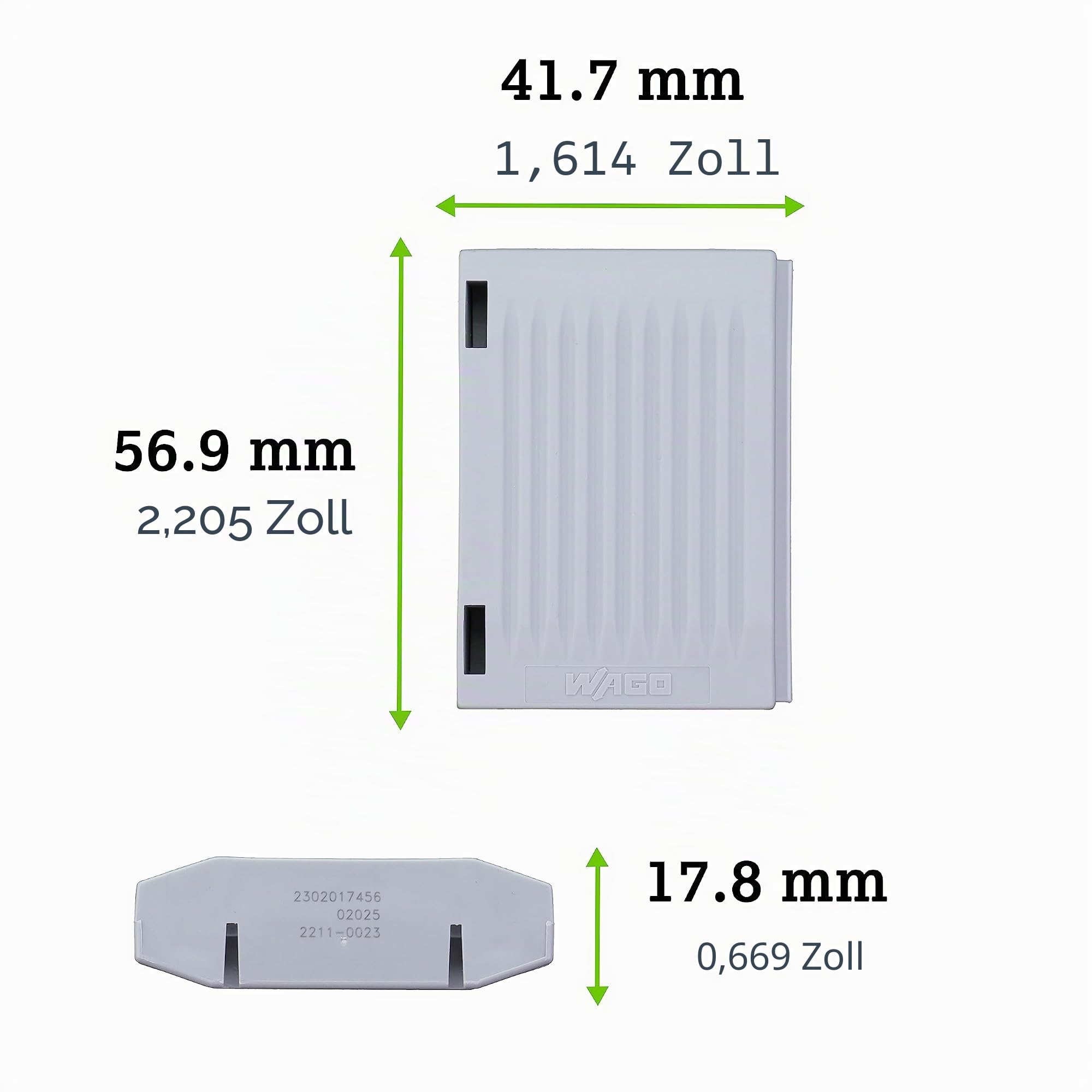 WAGO Gelbox 207-1373 für max. 4 mm²-Klemmen, 4 Stück, Abzweig für Aderleitung mit Gel, wasserdicht, feuchtigkeitsschutz für Verbindungsklemmen, IPX8-zertifiziert