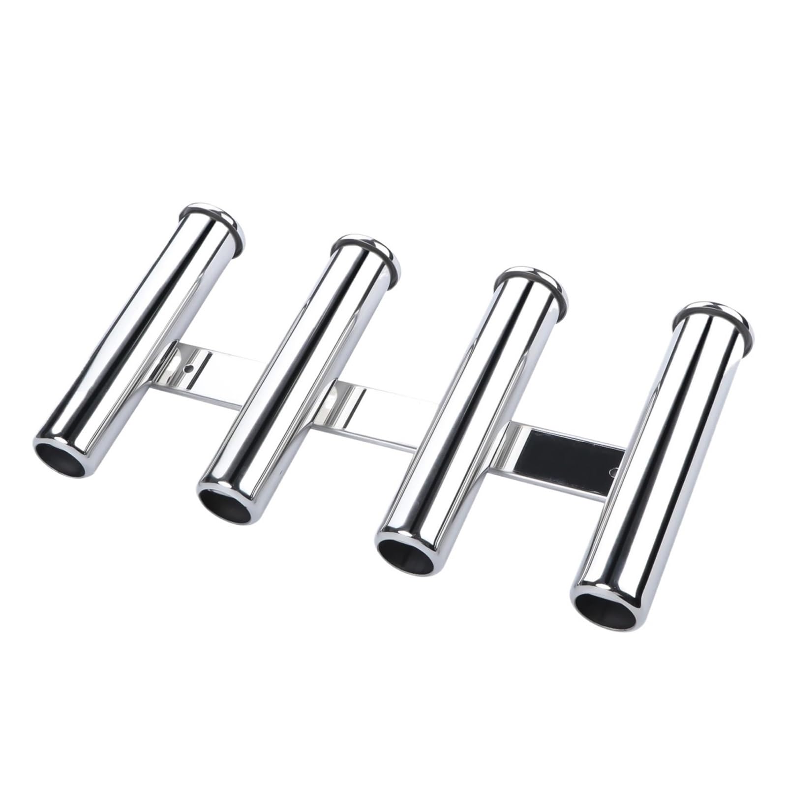 SUBLXPoten Stainless Steel Fishing Rod Holder Boat Accessories Wall-Mounted Stainless Steel Fishing Rod Holder Pod Rack for Marine Camper RV(S4)