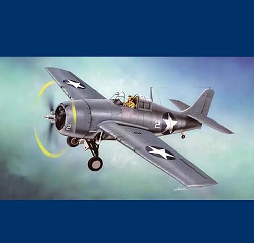 Miniatura 4 de Fighter 3D Puzzles Kits de modelos de plástico, escala 148 F4F-4 modelo Wildcat Fighter, juguetes para adultos y regalo, 19.6 x 13.9 pulgadas