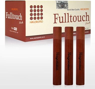 HAGOROMO Full Touch Chalk Brown, Pack of 72 Fulltouch Brown Chalk, 72 pcs