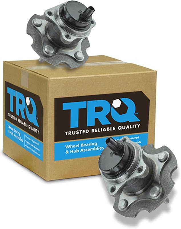 Conjunto de rolamento e cubo de roda traseiro TRQ para Toyota e Lexus – 2 peças