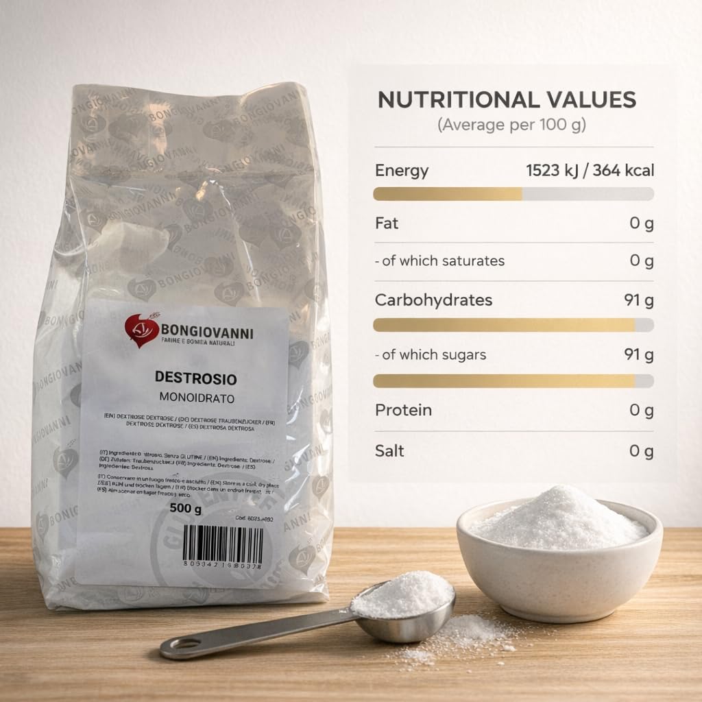 Bongiovanni Bontà Naturali Dextrosa monohidrato 500 g