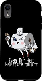 iPhone XR Everyday Hero Toilet Paper Funny TP Roll RN Nurse Nursing Case