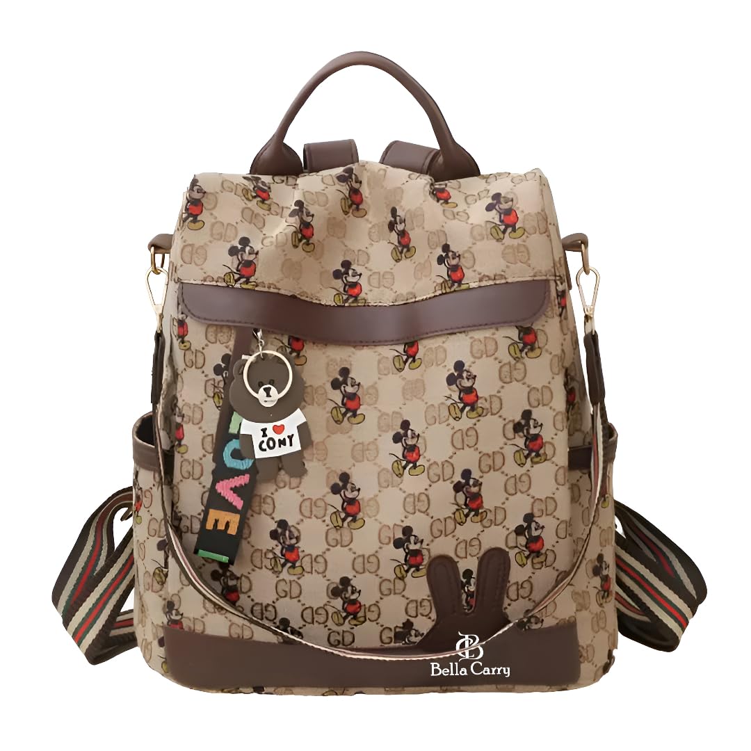 Backpack Bags for Women,Daypack Zipper Bags for Ladies Girls,Ethnic Style Waterproof Oxford Backpack-image-35