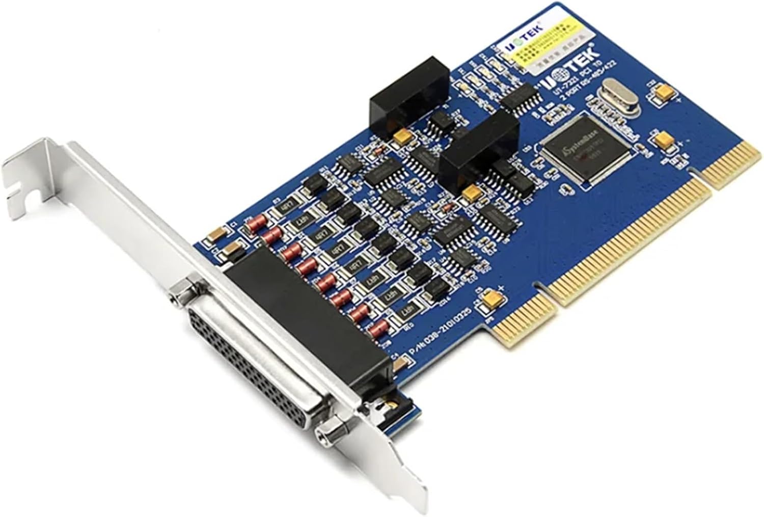 PCI to 2-Port RS485 Serial Port Card Serial Port Expansion Card Photoelectric Isolation Industrial Grade UT-732I