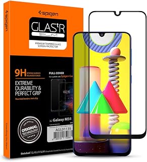 Spigen Tempered Glass Screen Protector Guard for Galaxy F41 / M31 / M21-1 Pack Price In India