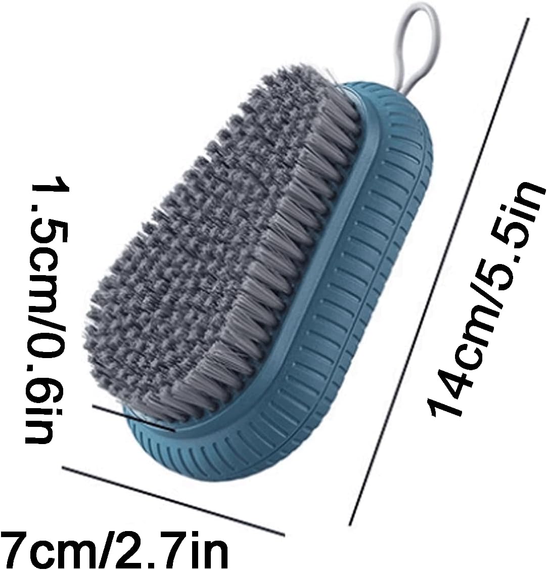 Multipurpose Plastic Cleaning Brush Multifunctional Cleaning Brush Laundry Cleaning Brush Bathroom Cleaning Brush with Lanyard Strong