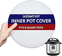 Vista 1 de Impresa Tapa de silicona Insta Pot de 8 cuartos (sin BPA), compatible con olla a presión eléctrica programable IP-DUO80 7 en 1, solo 8 cuartos