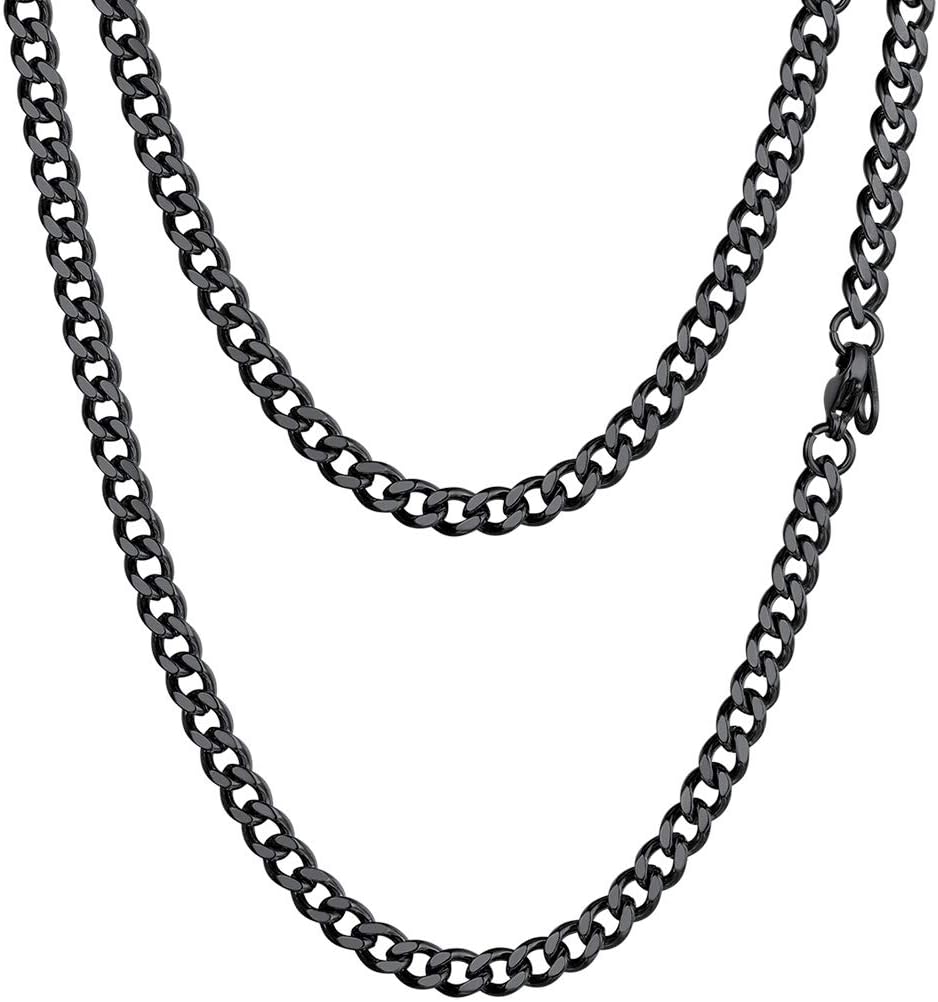 J: Cuban-4.8mm-Black