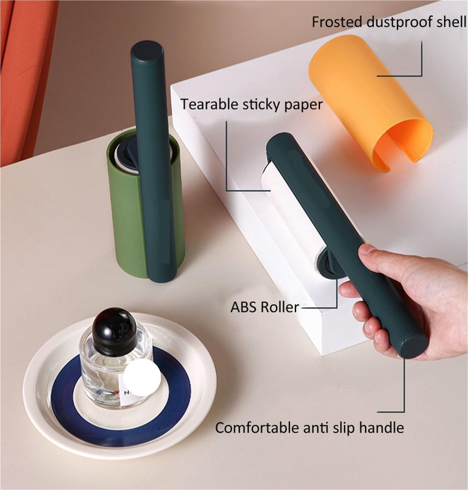 9 Rotoli Multifunzionale Riutilizzabile Leva Pelucchi Rullo Abbigliamento Tappeto Divano Rimozione for La della Polvere for Capelli(9 Rolls)