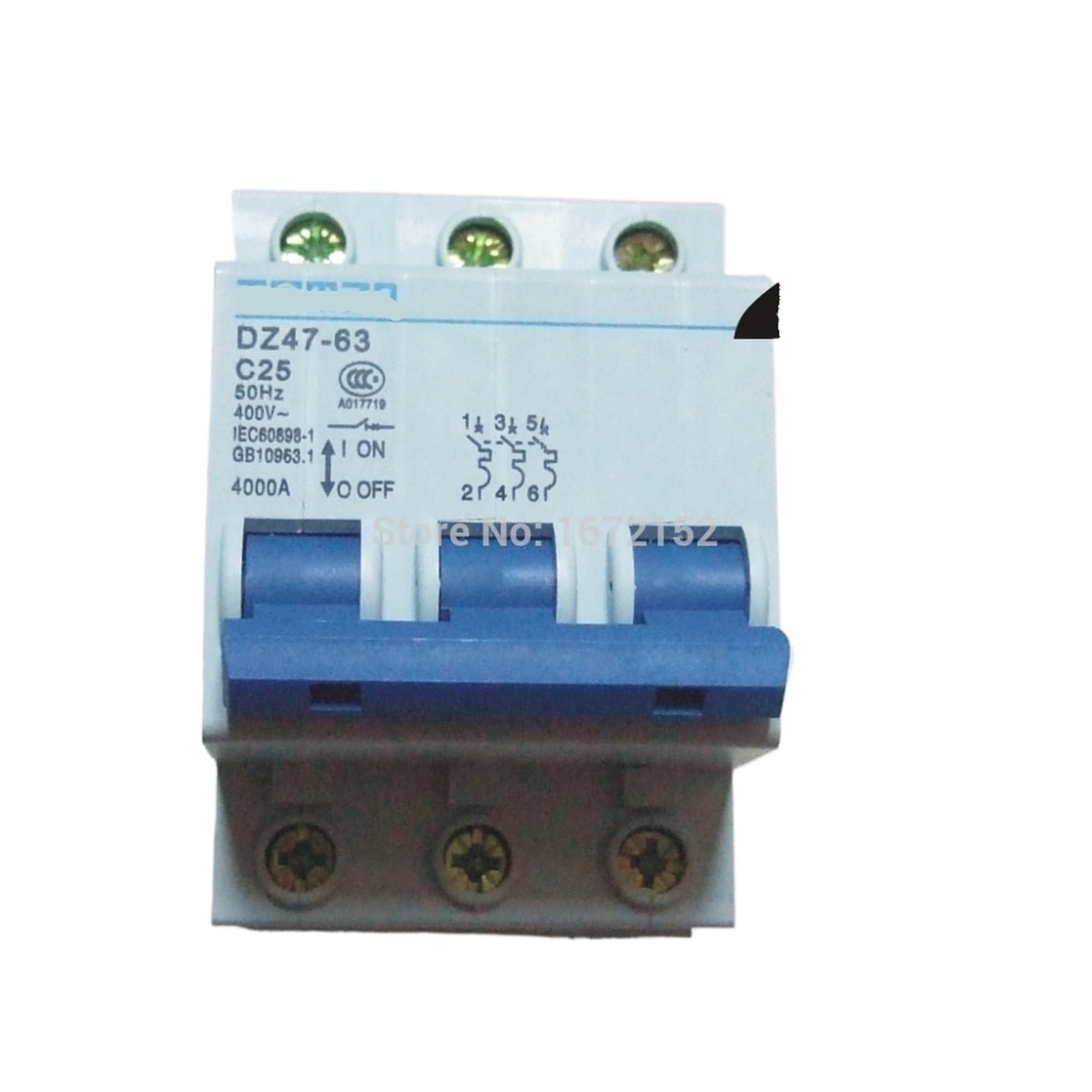 JNVFTCUX 3P 25A 400V~ 50HZ/60HZ Circuit Breaker Type C