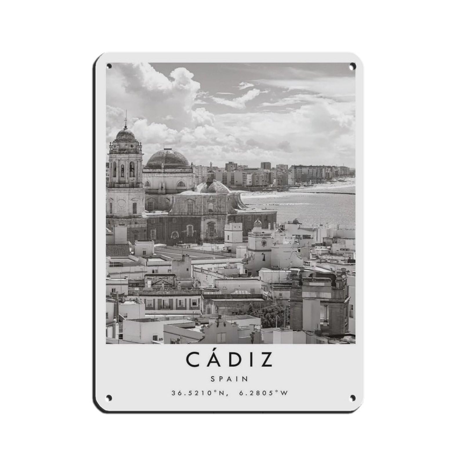 Barcelona Travel (16) Tin Sign Vintage Metal Pub Club Cafe Bar Home Wall Art Decoration Poster Retro 12x16inch(30x40cm)