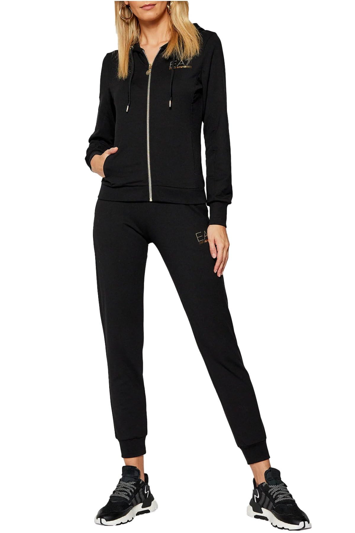 Ea7 Tuta 8Ntv51 Tj9Rz 1200 Nero Nero/​XS
