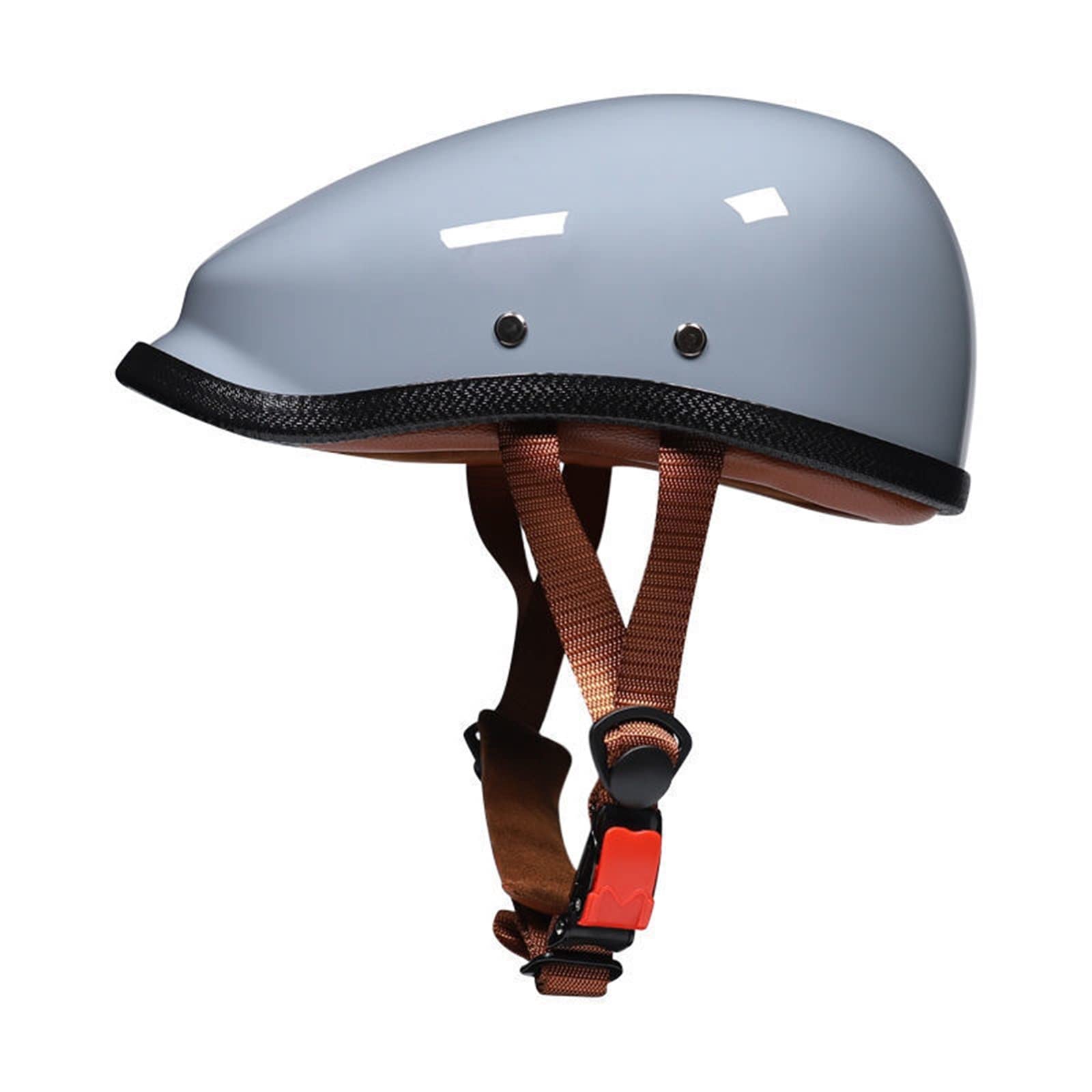 TUYYA Safety Helmet Beret Spoon Helmet Four Seasons Riding Personality Plastic Bike Helmet Outdoor Protective Supplies Tools & Home Improvement