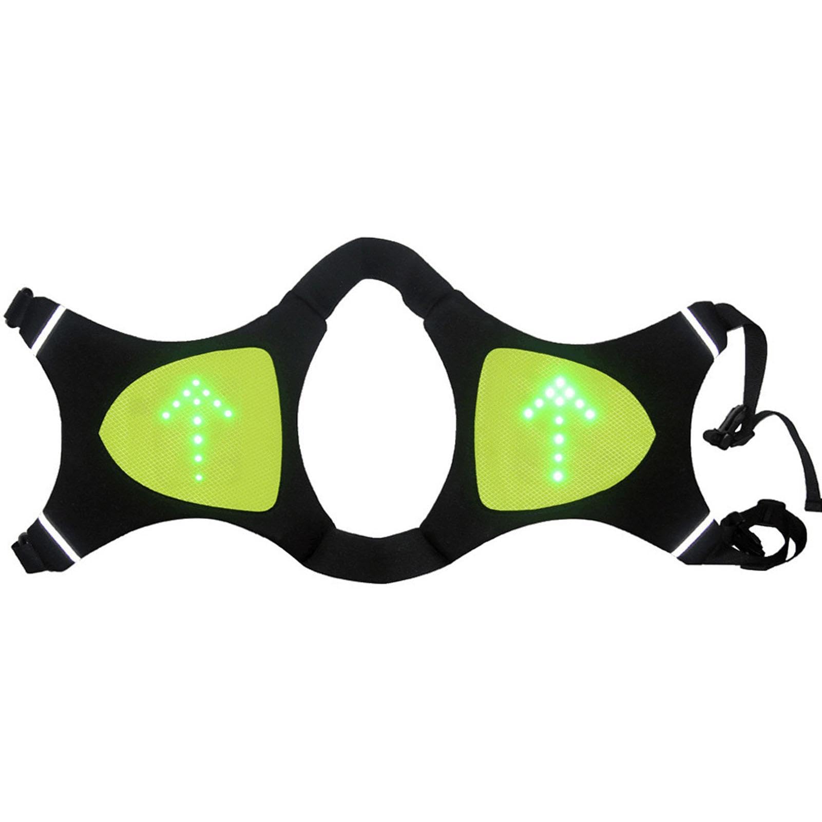 Gilet de cyclisme avec LED clignotante - gilet haute visibilité avec LED, vêtements de cyclisme pour la nuit | Gilet de course réfléchissant-gilet lumineux de guidage universel pour joggeurs, cyclisme