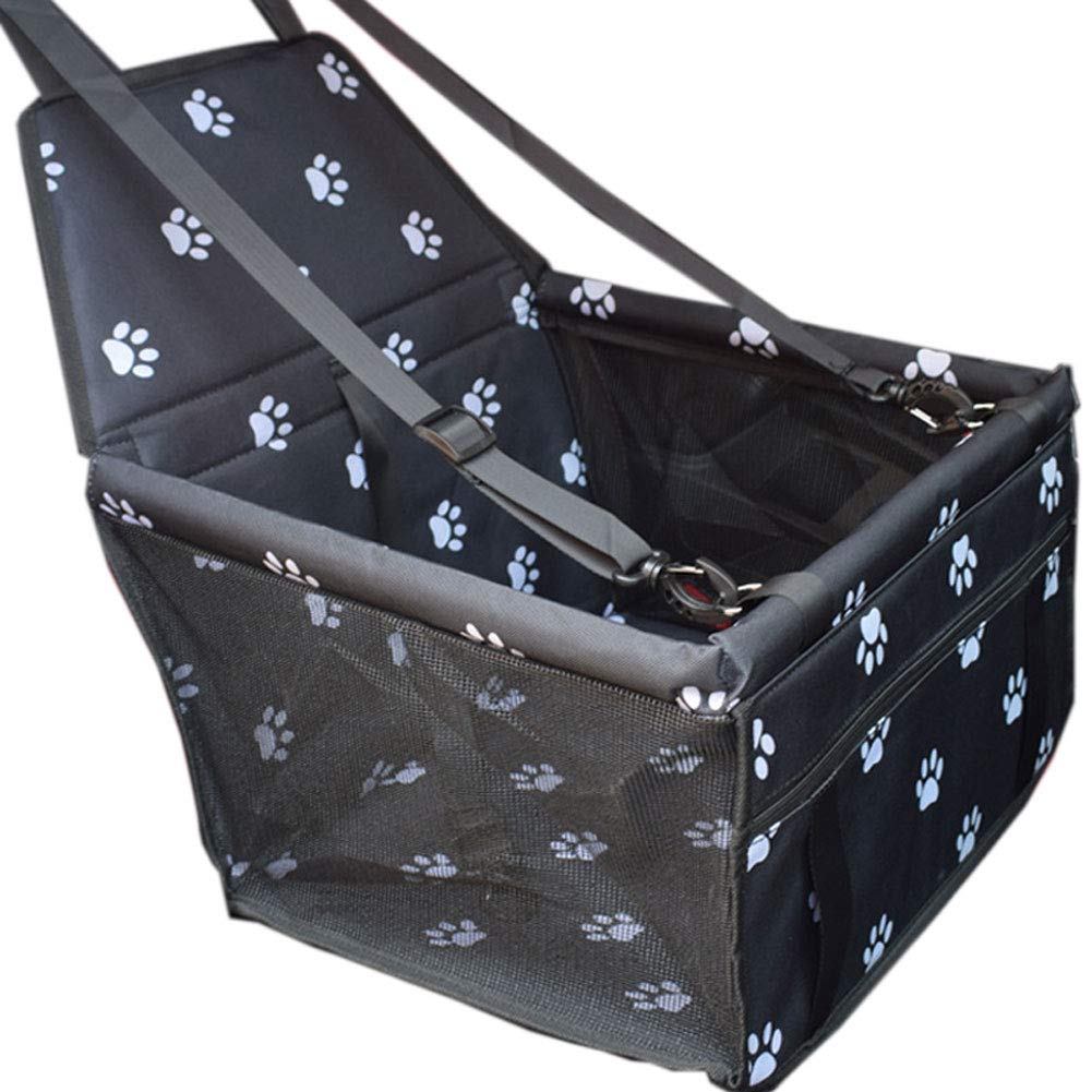 Siège avec ceinture de sécurité pliable pour chien Lankater de voyage noir