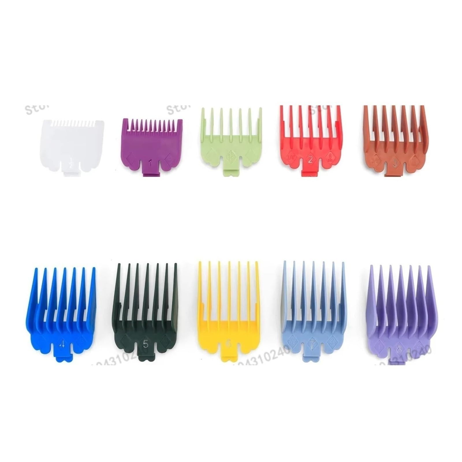 Cortadora De Pelo Universal, Peine De Límite, Guía De Corte, Juego De Repuesto, Maquinilla Eléctrica For Cortar El Pelo Profesional, Accesorios(10PCS)