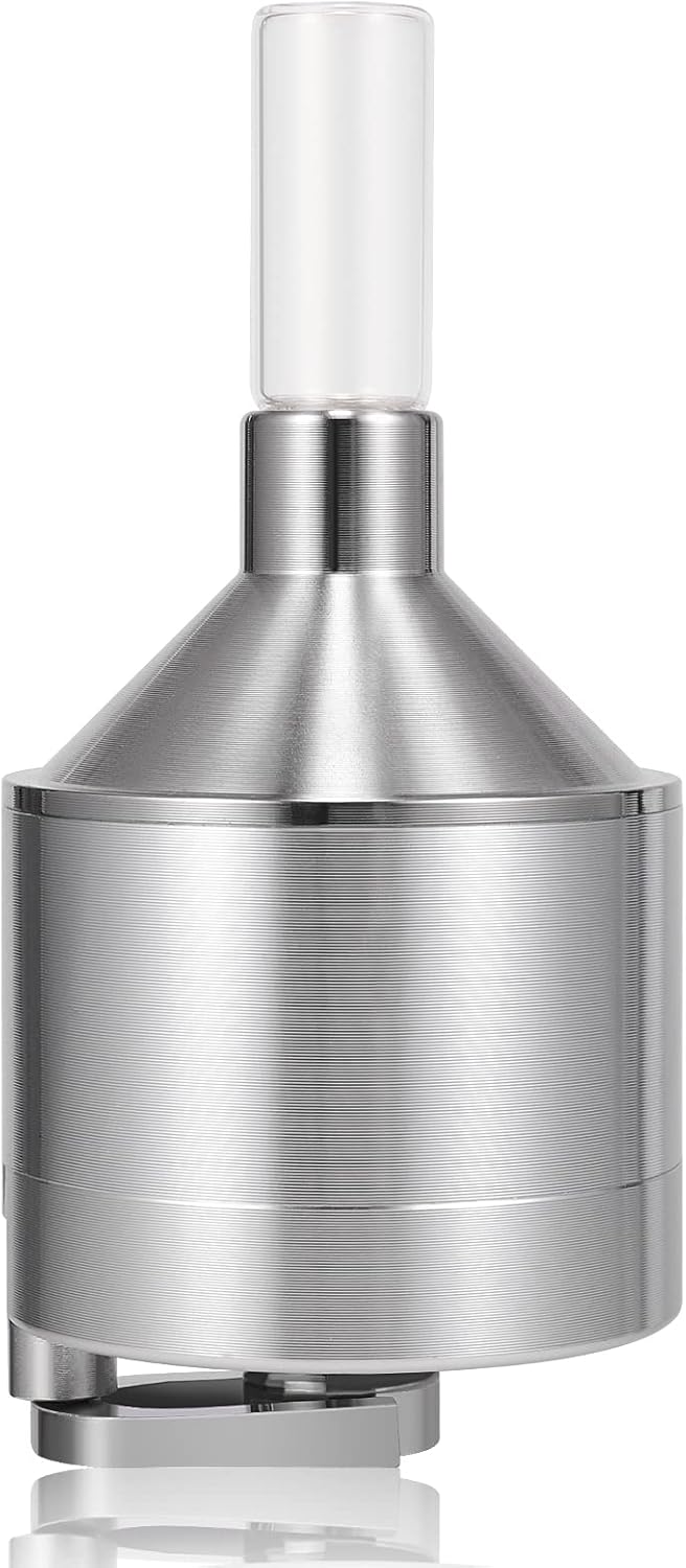 2BK Funnelshaped Hand Herb Grinder, Allalloy spice