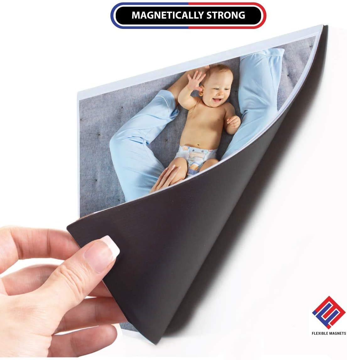 12 Pack 5 x 7 Magnetic Picture Frames Pockets Sleeves Holds 5 x 7 Inches Photo for Refrigerator Made