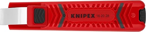 KNIPEX Herramientas - Cuchillo de cable (162028SB), rojo