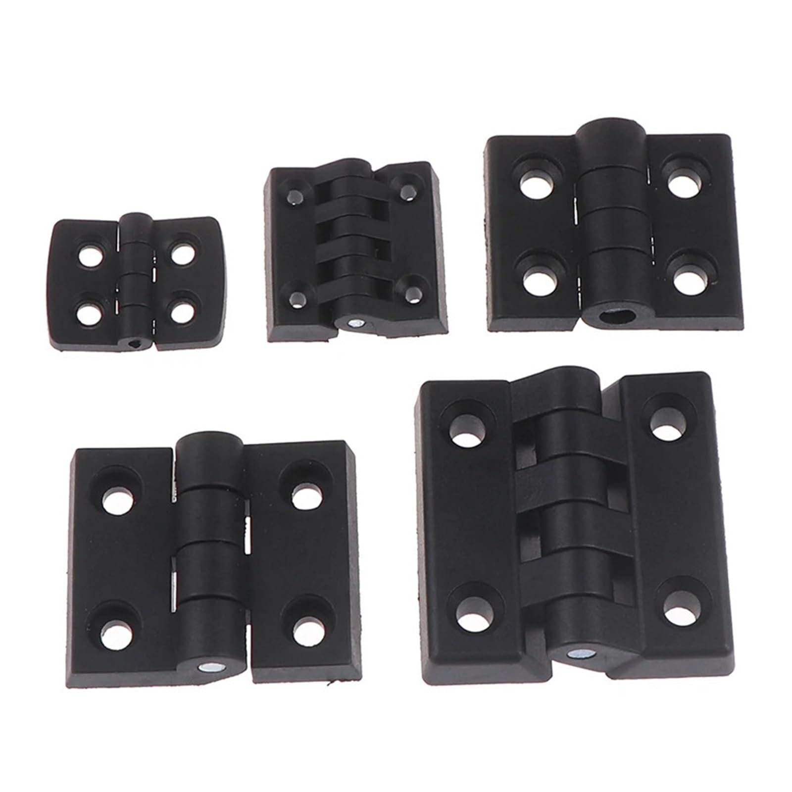 Petite charnière noire PP pour stopper les vibrations de porte industrielle