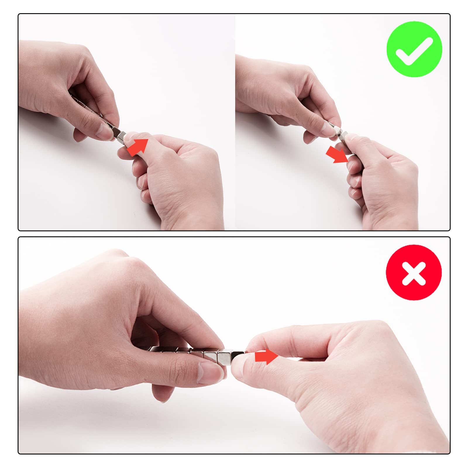 Wukong Magnesy neodymowe, bardzo mocne, 10 mm, 25 sztuk silnych magnesów na lodówkę, silne magnesy do tablicy magnetycznej, białej tablicy i biura