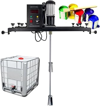 IBC Air Agitator, Electric Tank Mixer Machine, 0-1000rpm, Bracket Mixer, Paint Stirring Machine Bracket Air Agitator Paint Mix Tool
