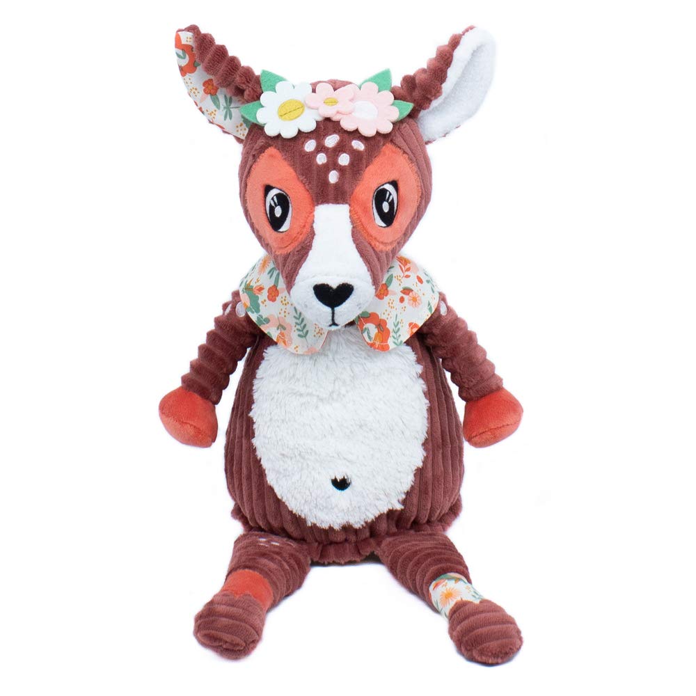 Les Dèglingos Les Degingos Melimelos The Deer Original Ribbled Velvet Plush Figure Soft Toy from B&Q