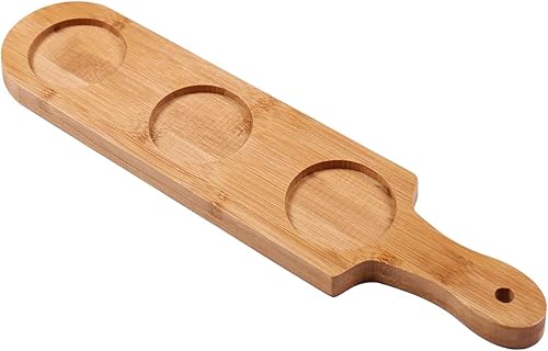 Miniatura 3 de Juego de vasos de vino con base de 2.7 pulgadas de diámetro para degustación de cerveza, tablas de vuelo, tarros, paletas para servir (redondo, 1)