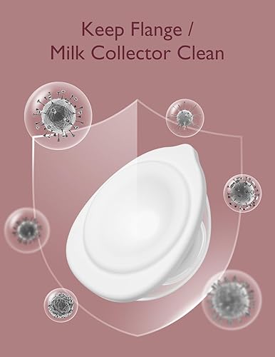 Miniatura 4 de Momcozy Cubierta de brida solo para Momcozy V1V2. Cubierta de brida a prueba de polvo Original V1V2, accesorios de repuesto para extractor de leche,