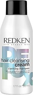 Redken Detox Hair Cleansing Cream Clarifying Shampoo | For All Hair Types | Removes Buildup & Strengthens Hair Cuticle