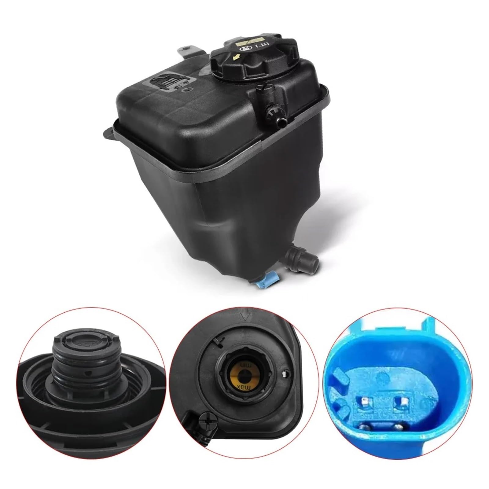 pour BMW pour X1 135is M135i 335i E90 E92 E93 17137640515 17117639020 Bouchon De Réservoir Débordement Liquide Refroidissement Vase Liquide Refroidissement