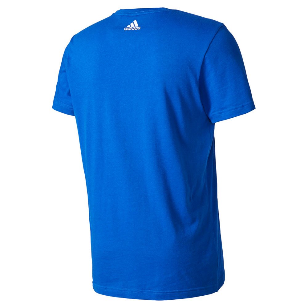 新品 adidas リニア グラフィック Tシャツ ブルー Sサイズ セール】リニア グラフィック カリ半袖Tシャツ / アディダス