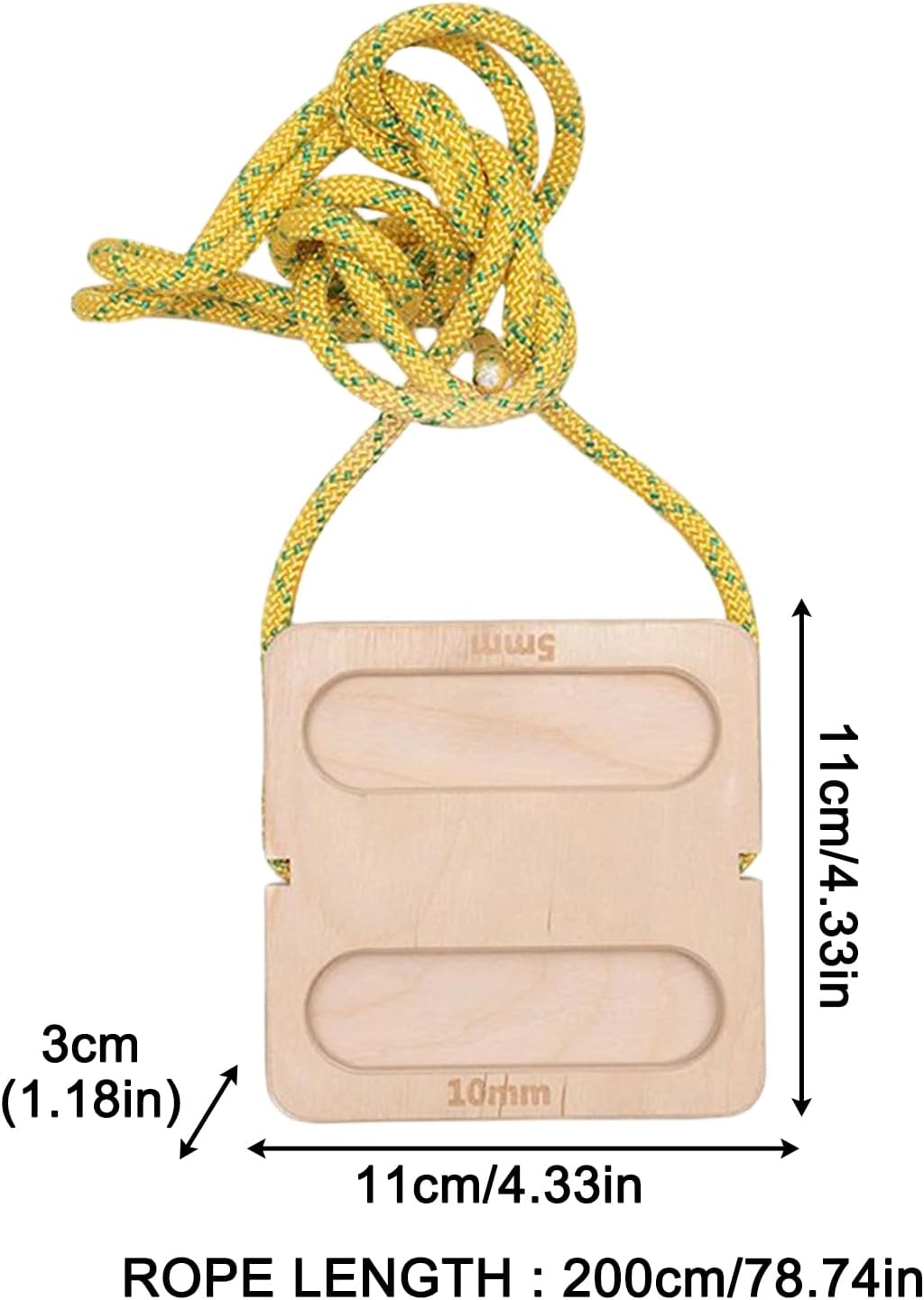 Climbing Training Board - Wooden 2 Pieces, Climbing Fingerboard, Hangboard Doorway Mount for Men Athletes Beginners Professionals Home Gym Apartment Garage Rainy Day