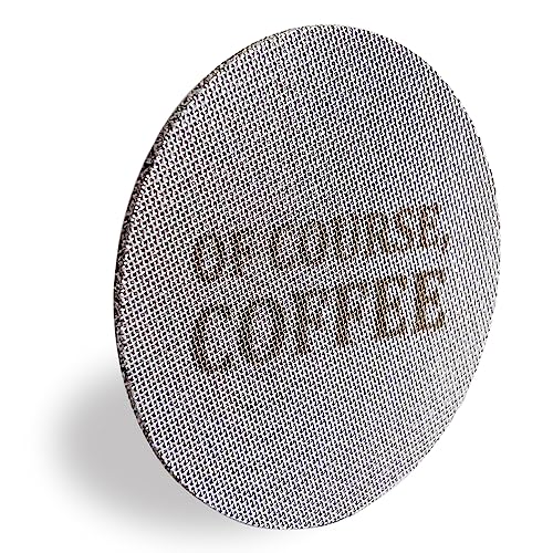 53.5mm Espresso Puck Screen, 1.7mm Thickness, 150μm, Lower Shower, Coffee Filter Mesh For Espresso Portafilter Filter Basket, 316 Stainless Steel