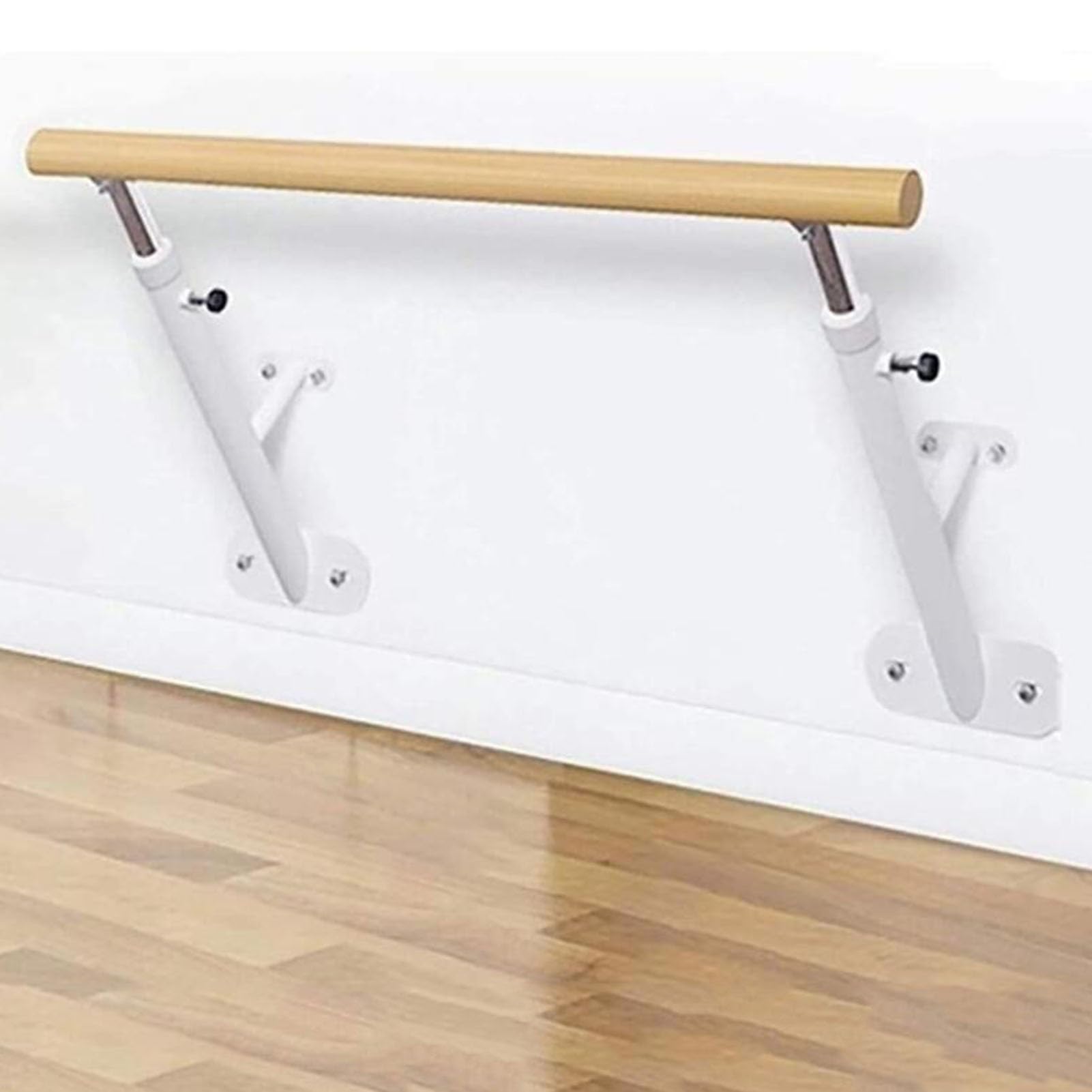 Barra de Ballet Independiente y de Pared, Altura Ajustable de 80 a 120 cm, Uso doméstico o en Estudio, Ideal para la práctica y el Entrenamiento de Danza.