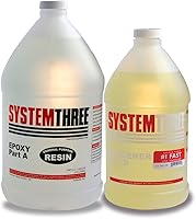 Vista 1 de Conjunto de botellas de epóxico System Three, de uso general, Ámbar claro, 1